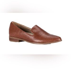 BareTraps Gyanna Posture Plus Textured Brown Slip-On Loafers Brown Sugar